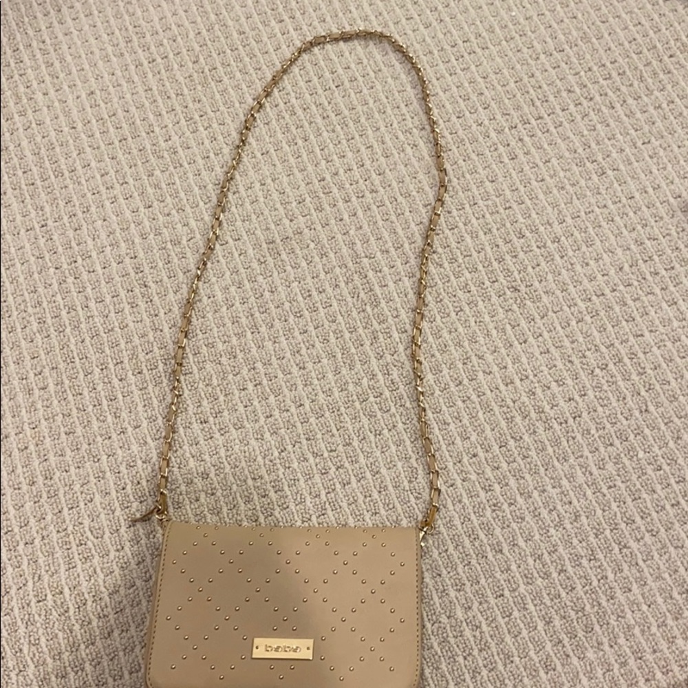Tan Bebe cross body purse